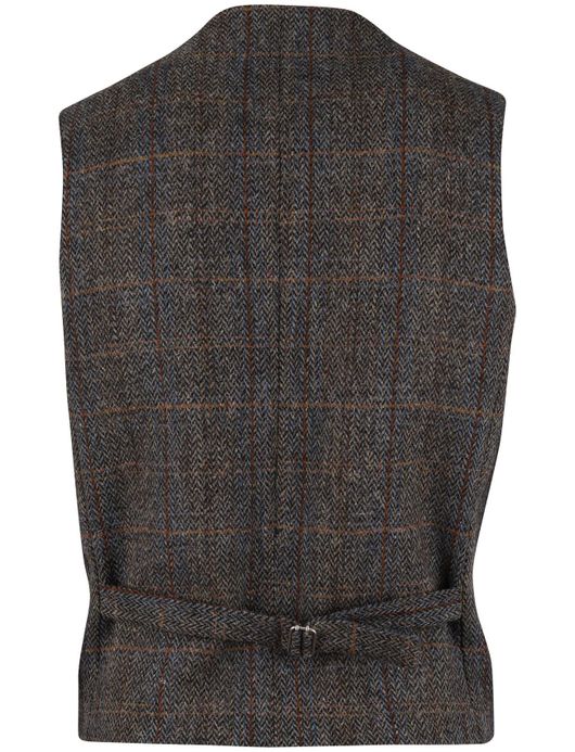 Wellington of Billmore gilet lamswol bruin