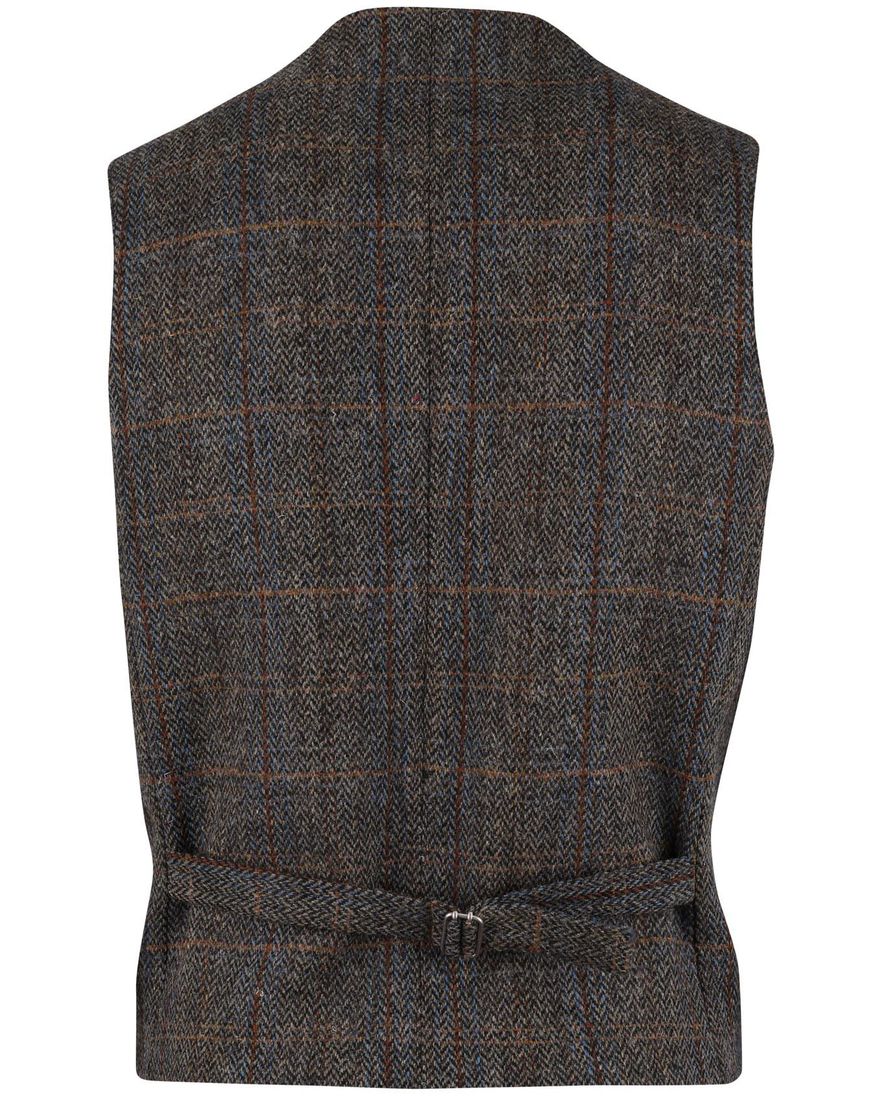 Wellington of Billmore gilet lamswol bruin