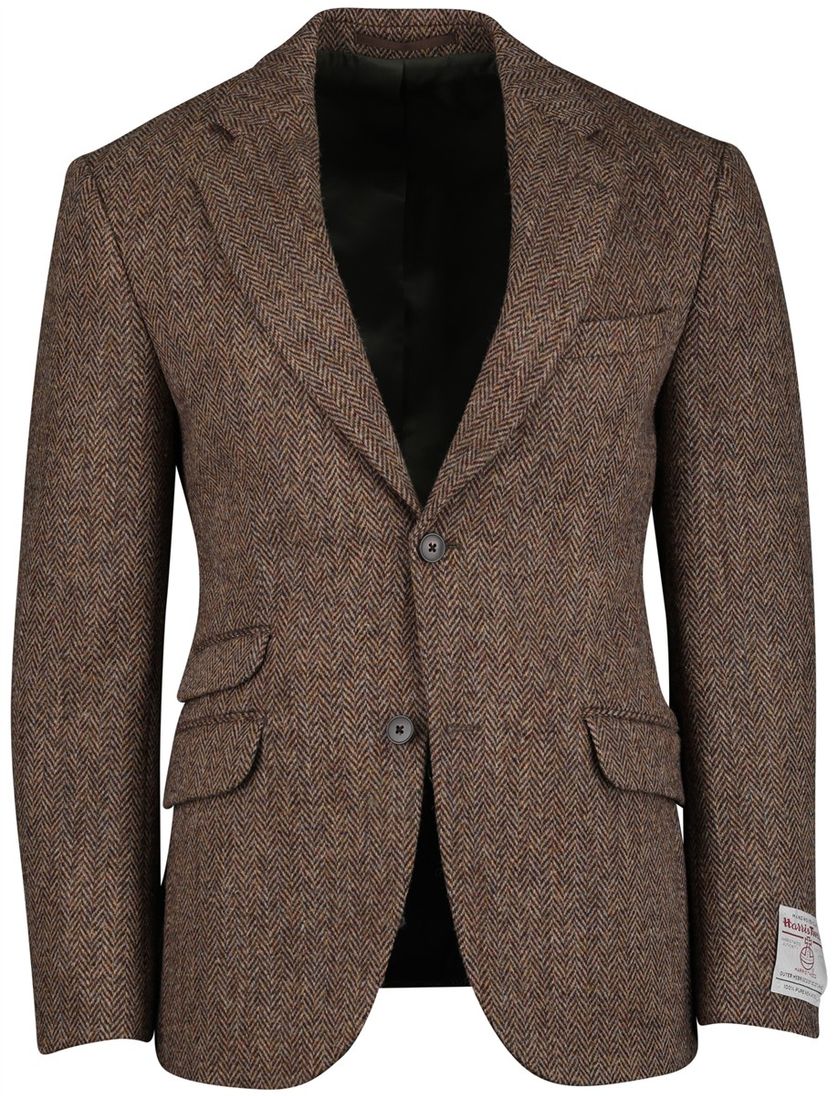 Colbert Wellington of Bilmore Bruin wol tweed elleboog patches