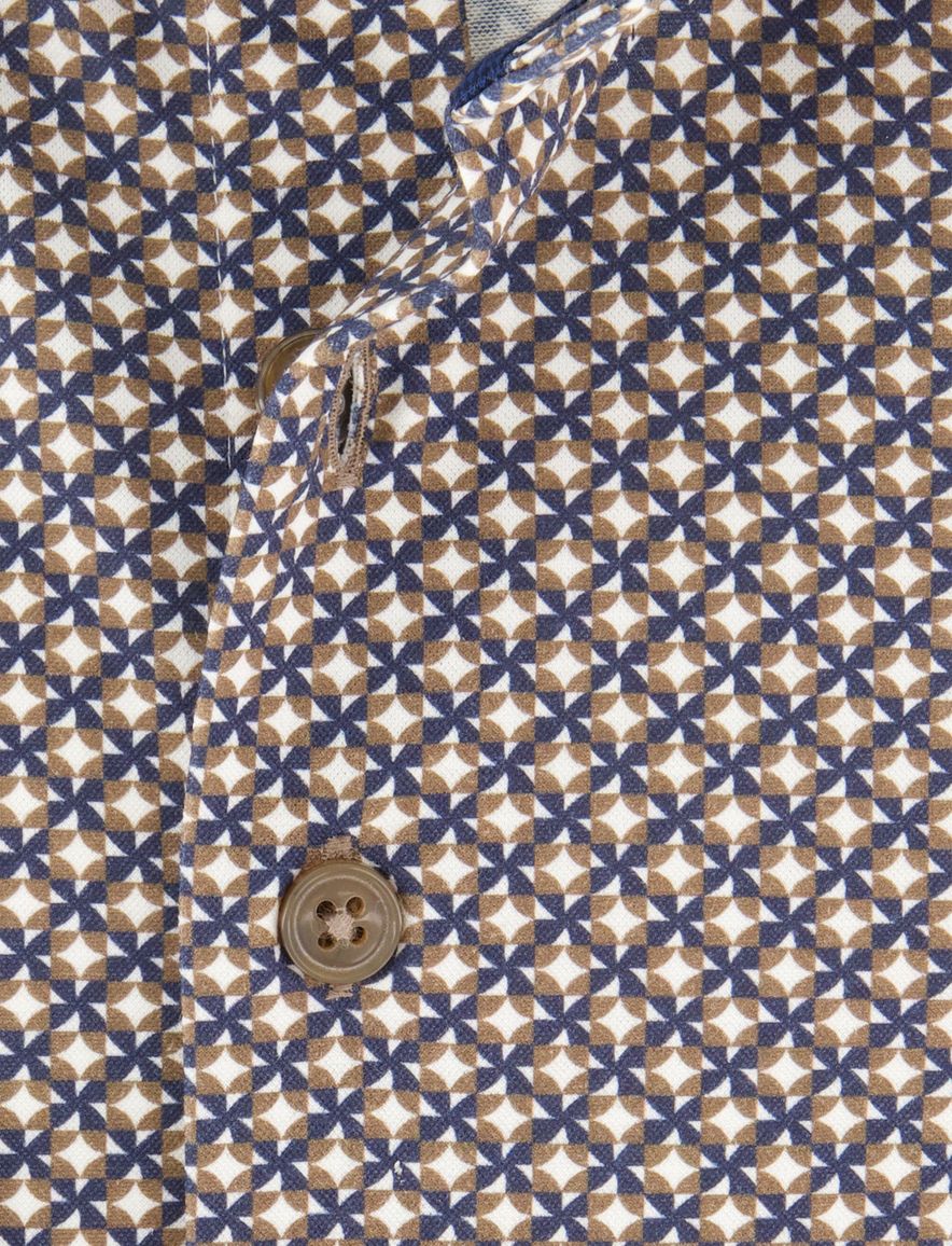 R2 sorona knitted overhemd beige