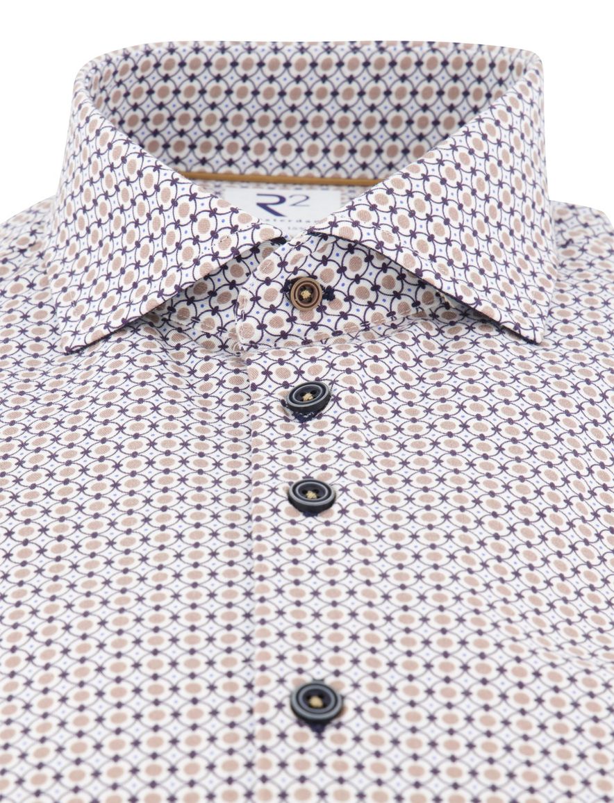 overhemd mouwlengte 7 beige R2