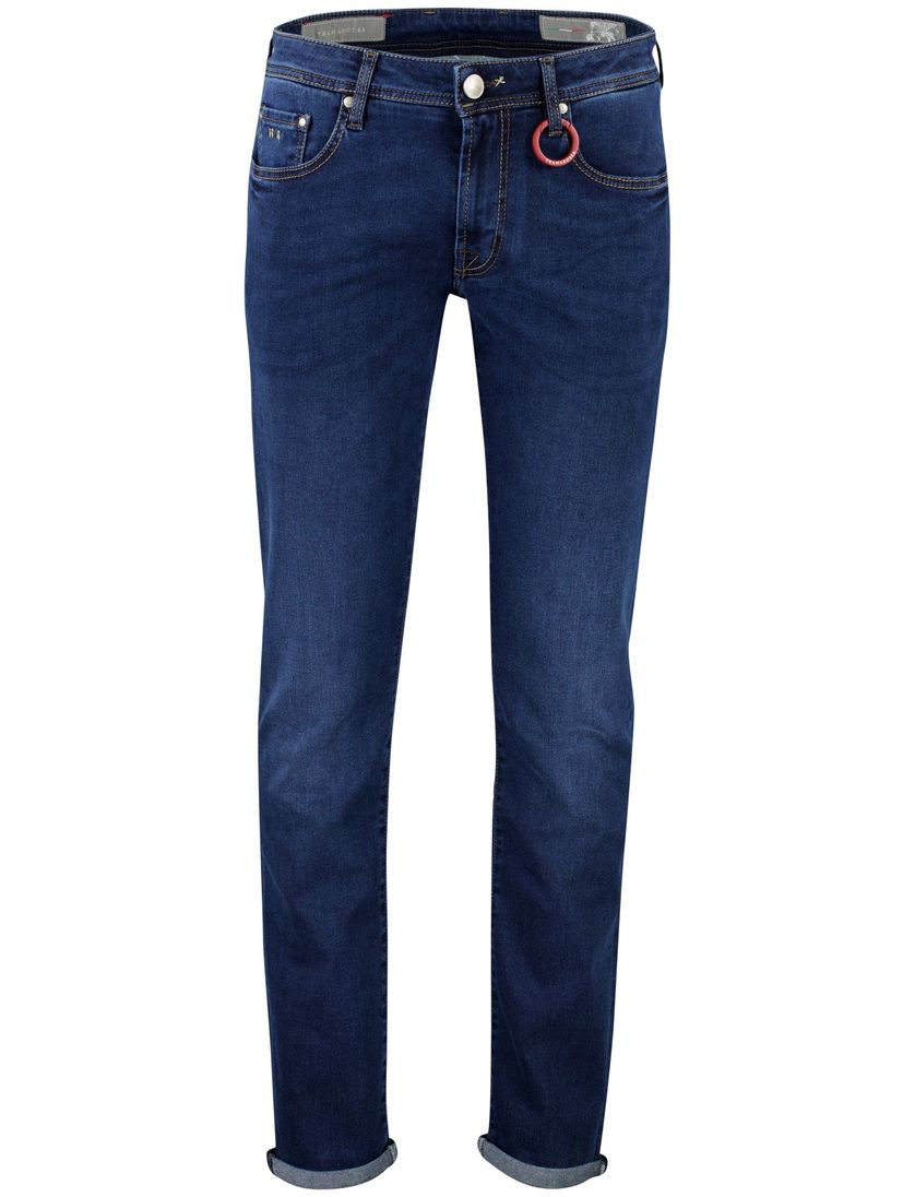 jeans Tramarossa Michelangelo blauw effen