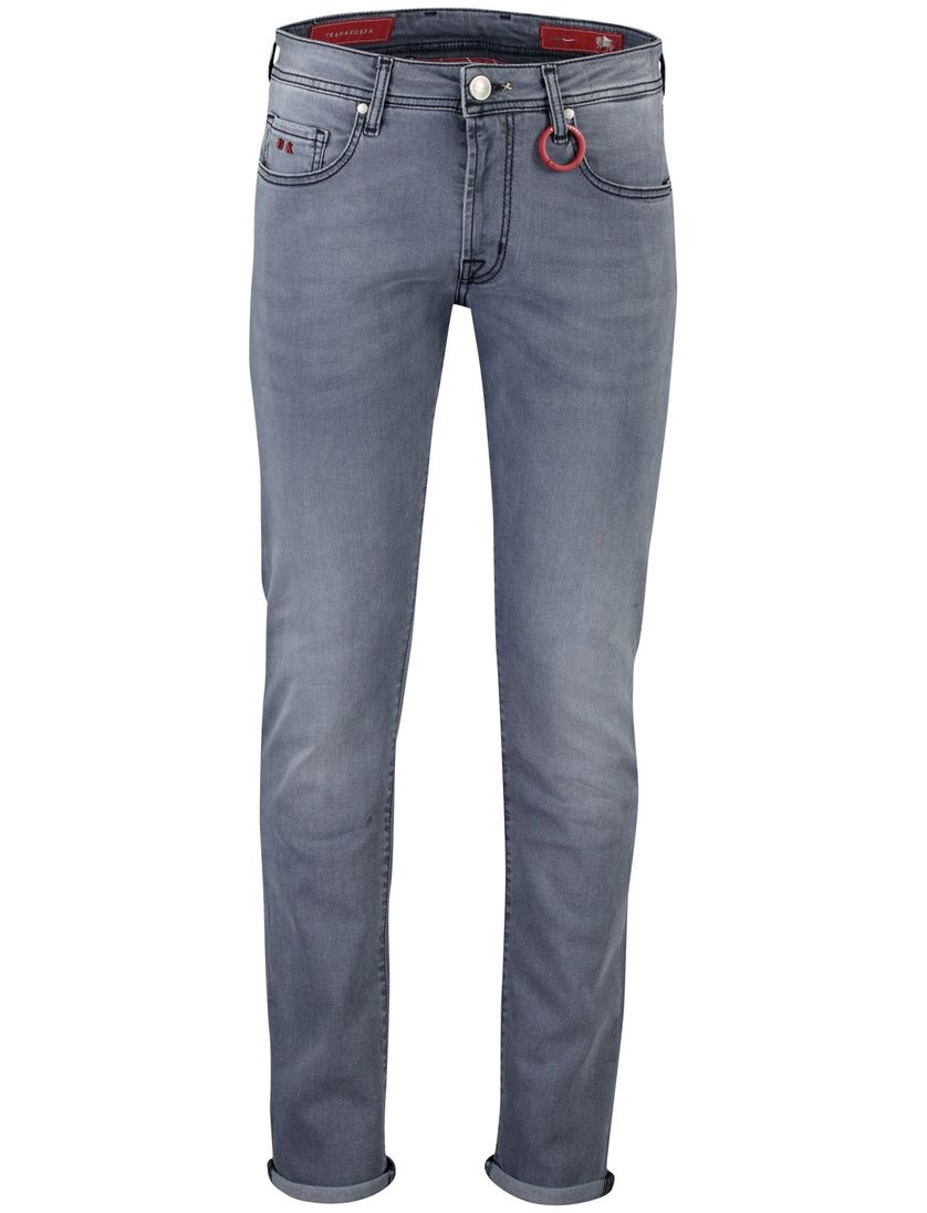 5-p broek effen Tramarossa Michelangelo grijs