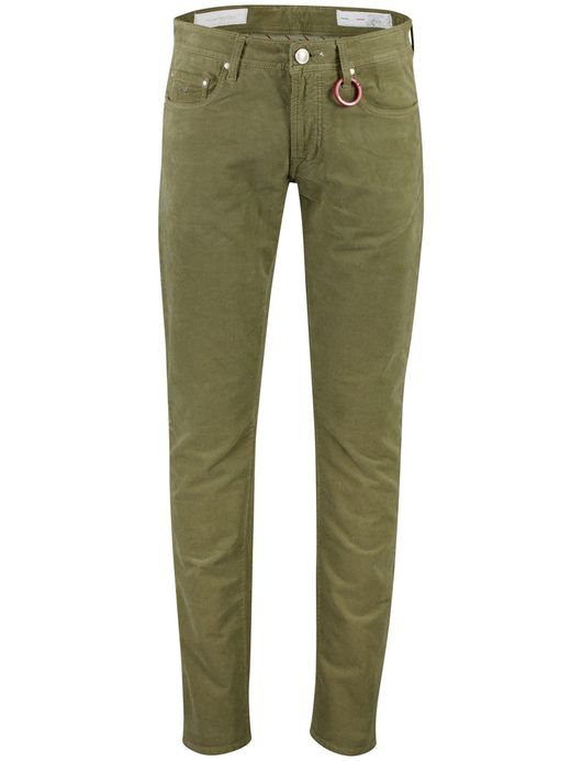 Tramarossa michelangelo groen effen pantalon