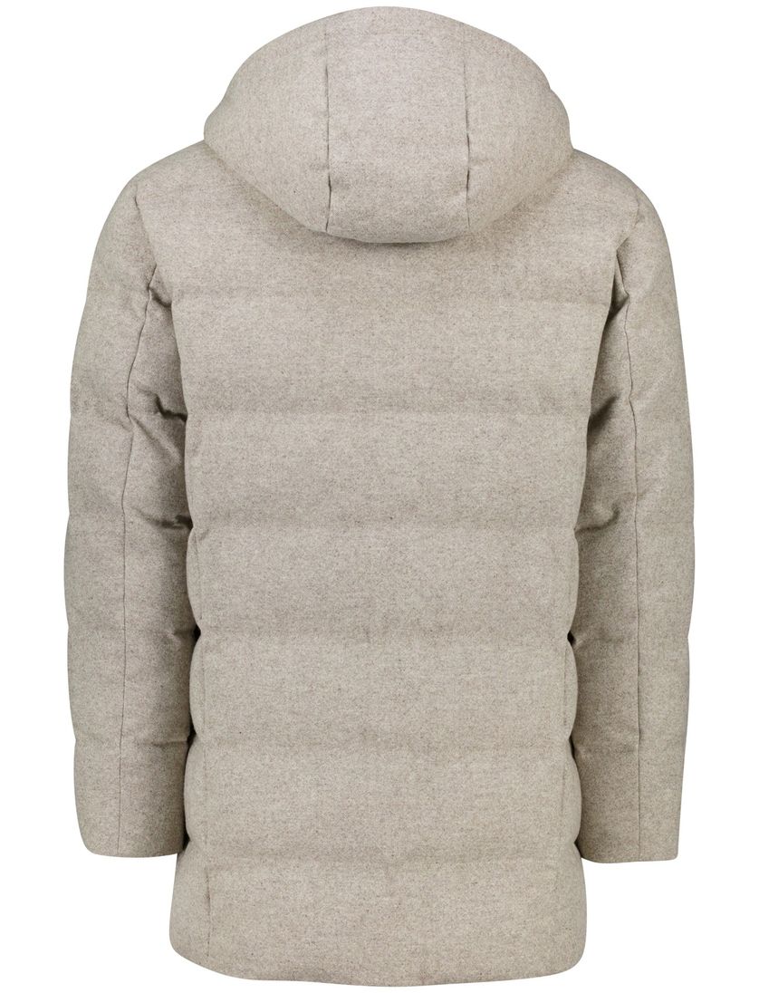 Gentiluomo Brunello winterjas wol lichtbruin