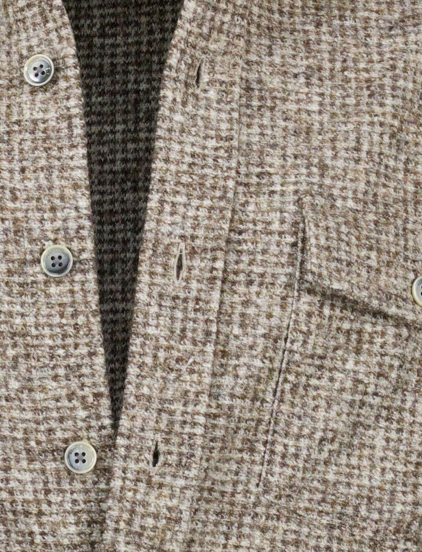 Gentiluomo overshirt wolblend bruin