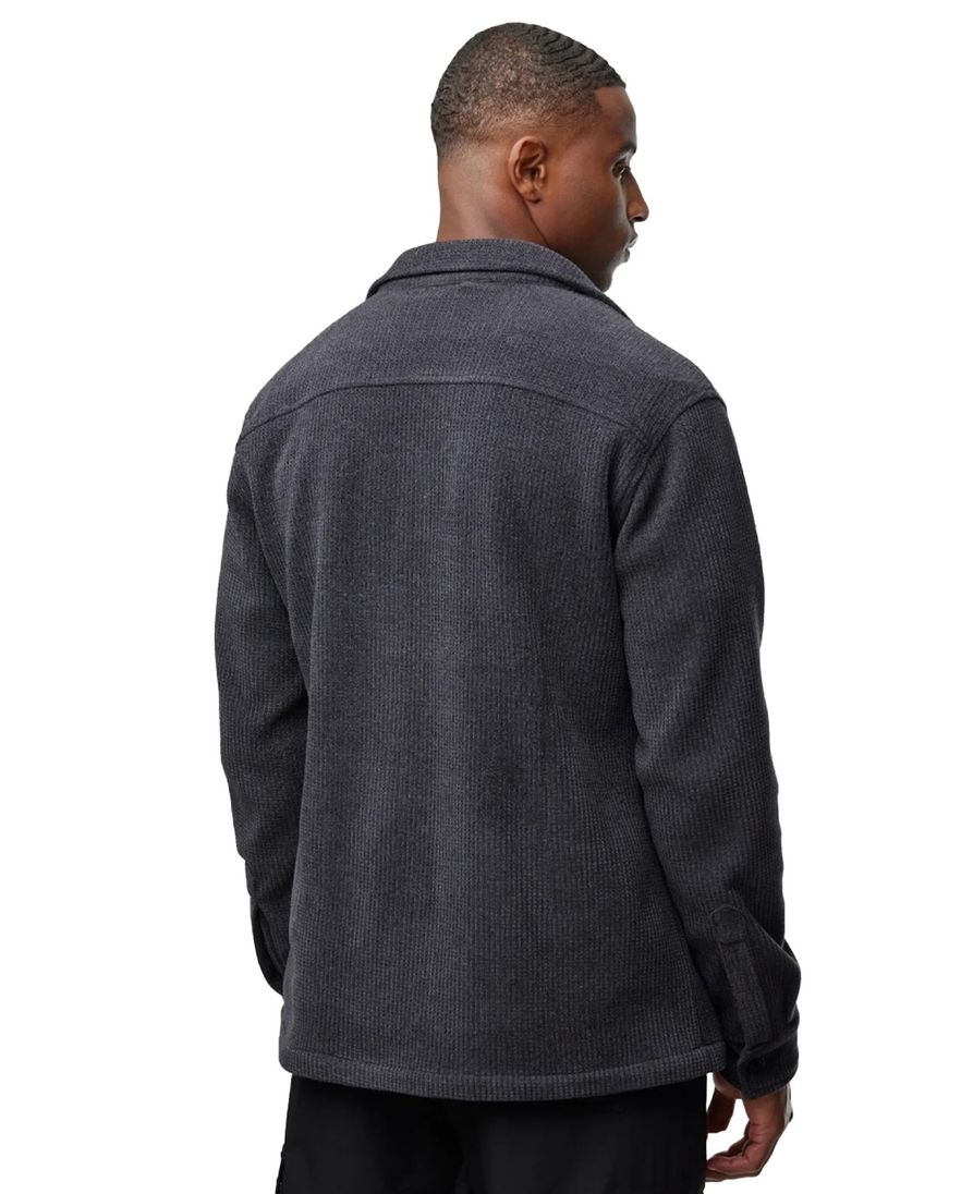 Genti overshirt grijs effen normale fit