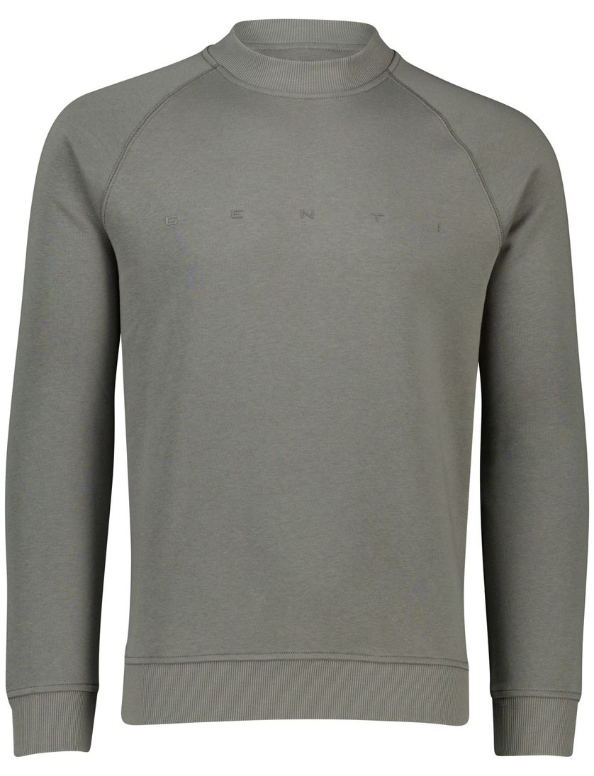 Genti sweater katoen groen