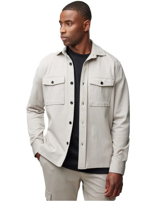 casual overhemd beige Gentiluomo