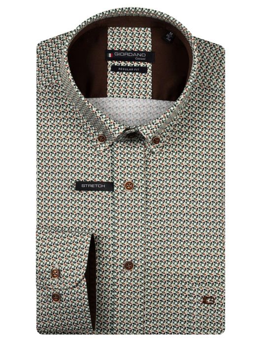 casual overhemd groen Giordano