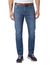 Barmas blauw effen jeans denim normale fit