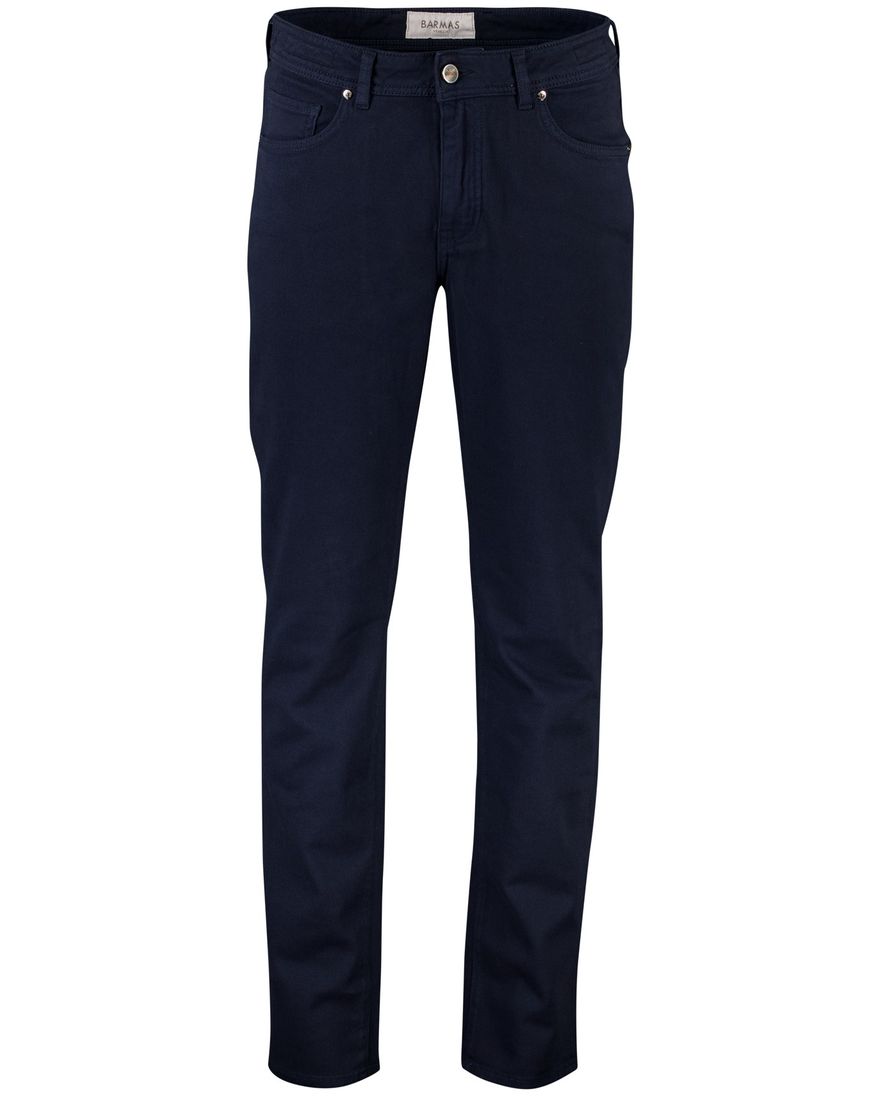 Barmas Dean pantalon donkerblauw katoen