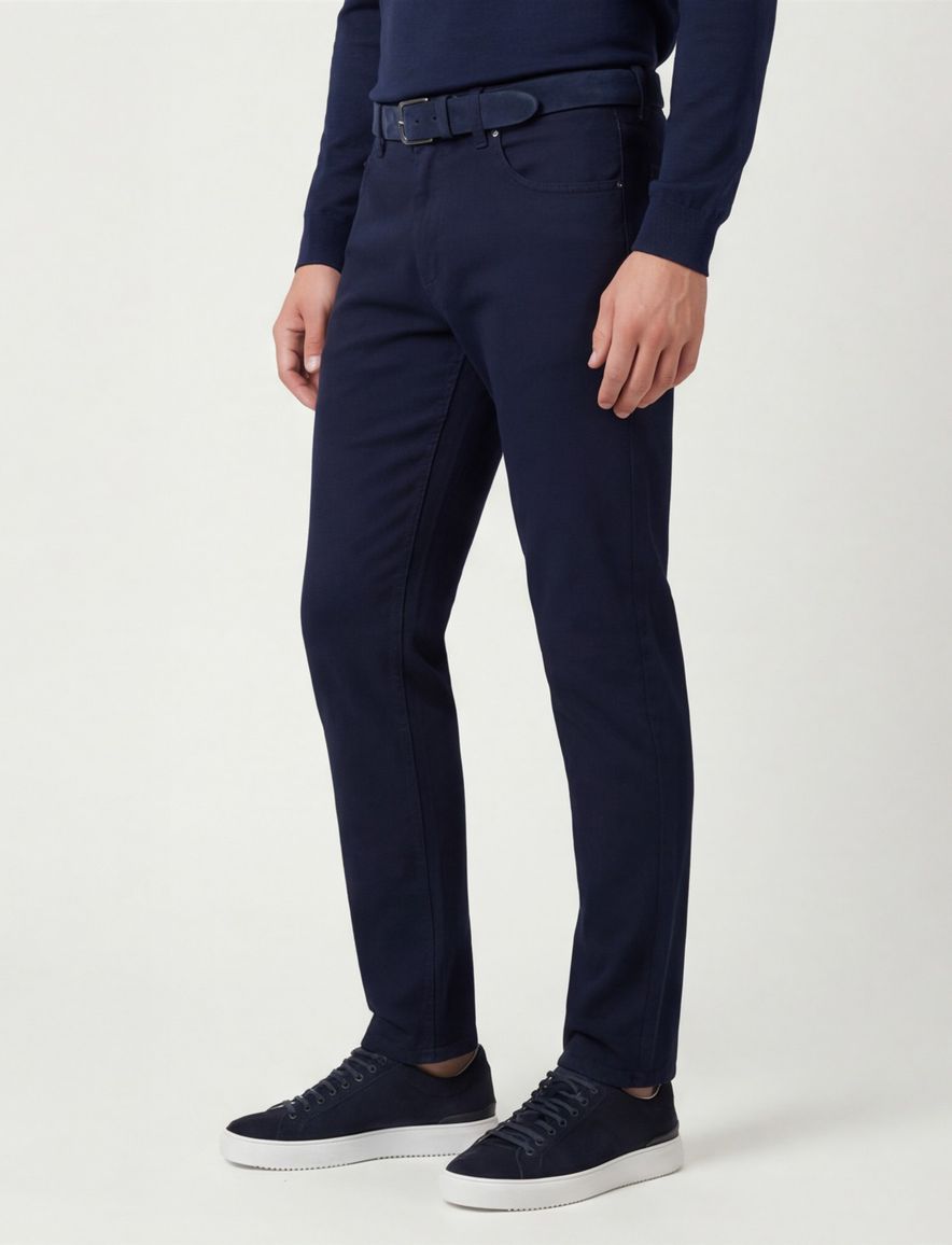 Barmas Dean broek navy 5-pocket