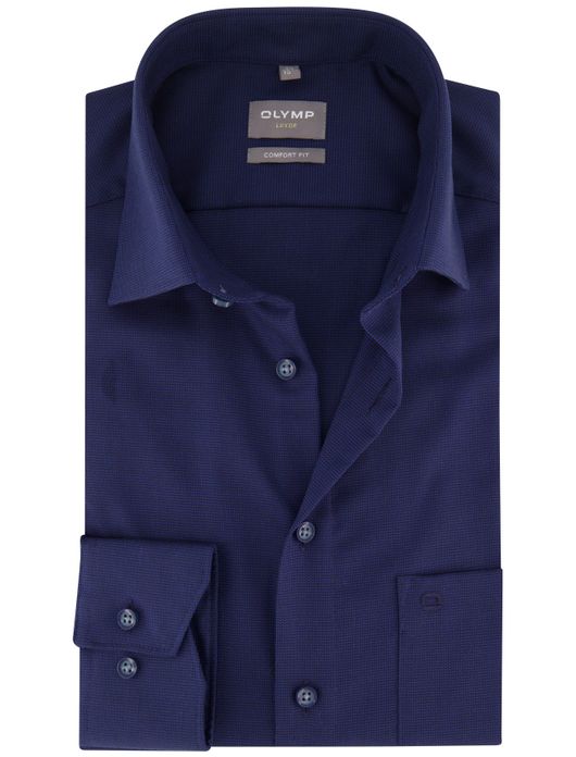 business overhemd blauw Olymp Luxor Comfort Fit