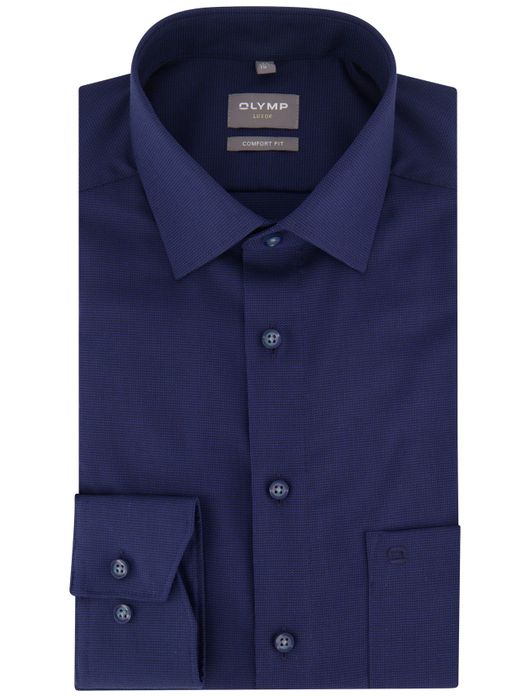 business overhemd blauw Olymp Luxor Comfort Fit