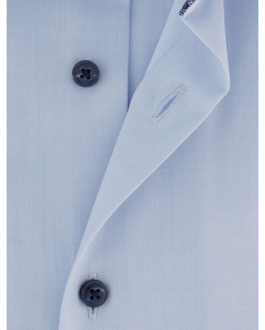 Olymp comfort fit overhemd lichtblauw katoen