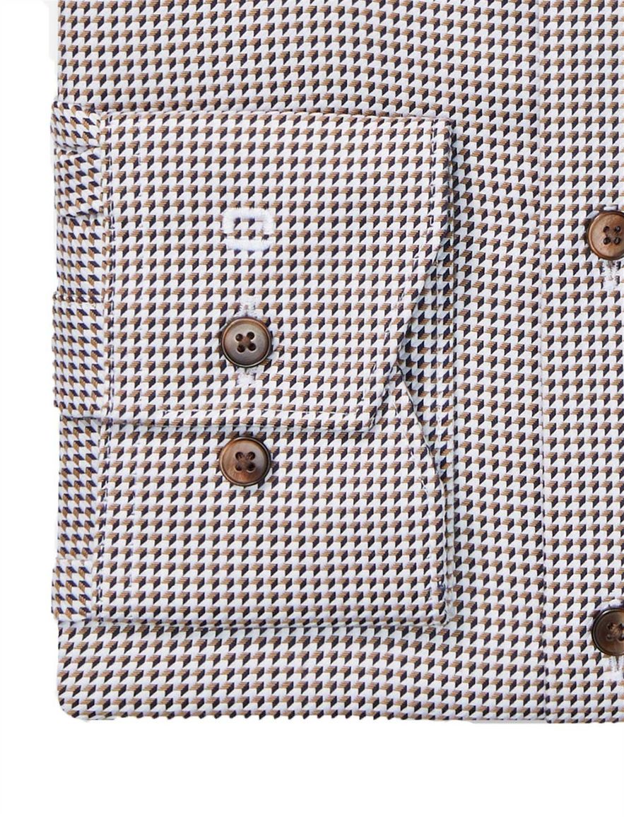 business overhemd bruin Olymp Luxor Modern Fit