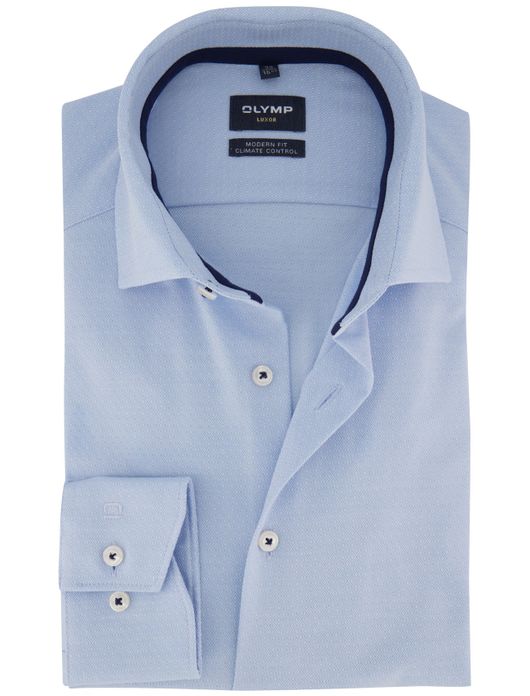 business overhemd lichtblauw Olymp Luxor Modern Fit