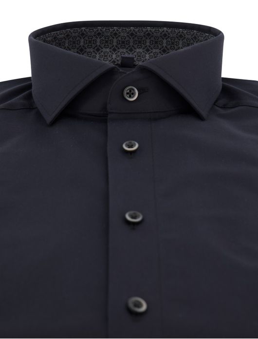 overhemd mouwlengte 7 zwart Olymp Luxor Modern Fit