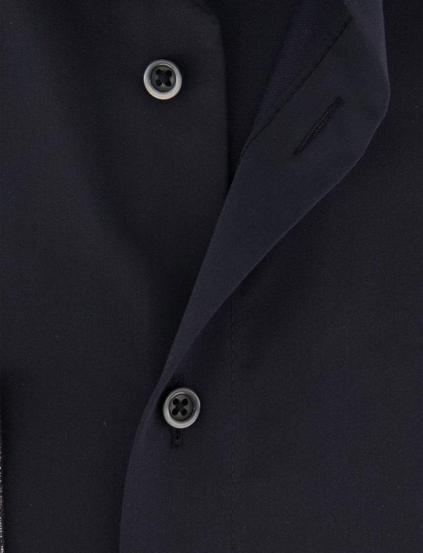 Zakelijk overhemd mouwlengte 7 Olymp Luxor Modern Fit zwart