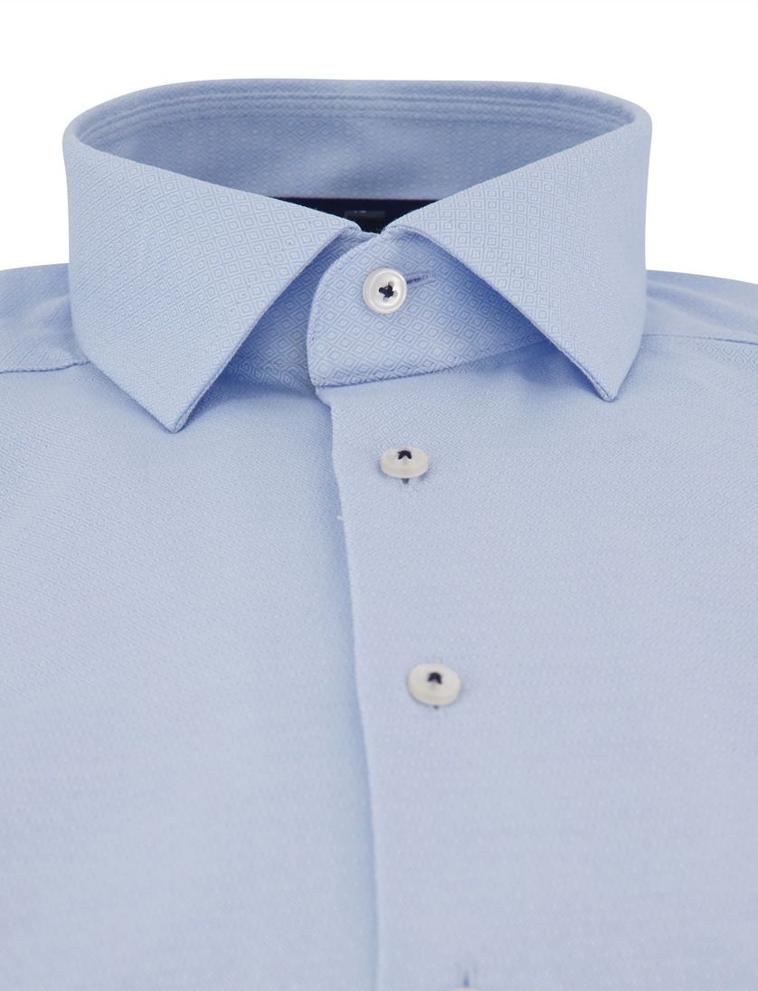 Zakelijk overhemd mouwlengte 7 Olymp Luxor Modern Fit lichtblauw