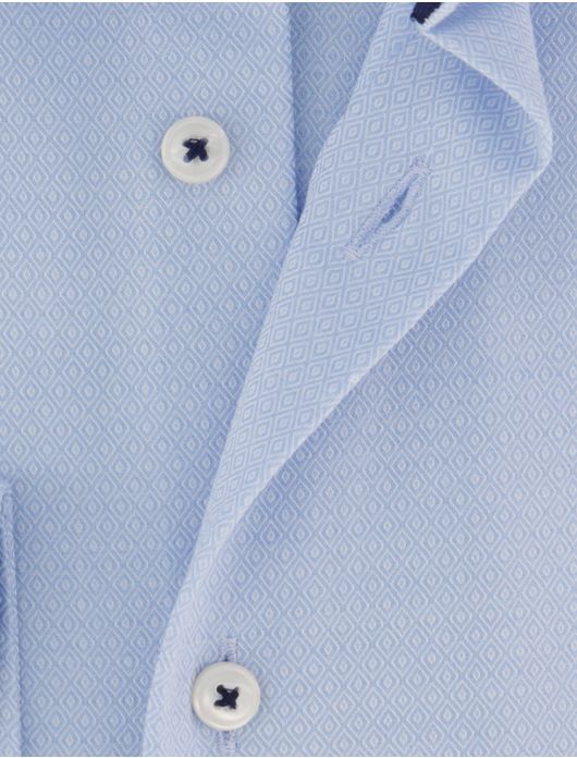 overhemd mouwlengte 7 lichtblauw Olymp Luxor Modern Fit