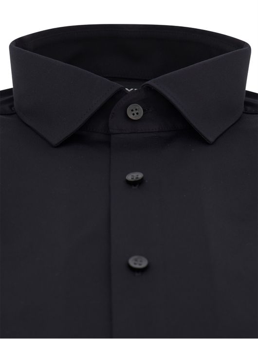 business overhemd zwart Olymp Level Five 24/7 body fit