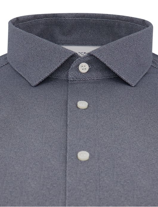 business overhemd donkerblauw Olymp Level Five 24/7 body fit