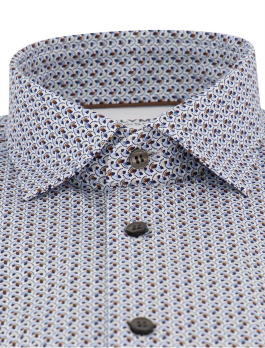 business overhemd wit Olymp Level Five 24/7 body fit