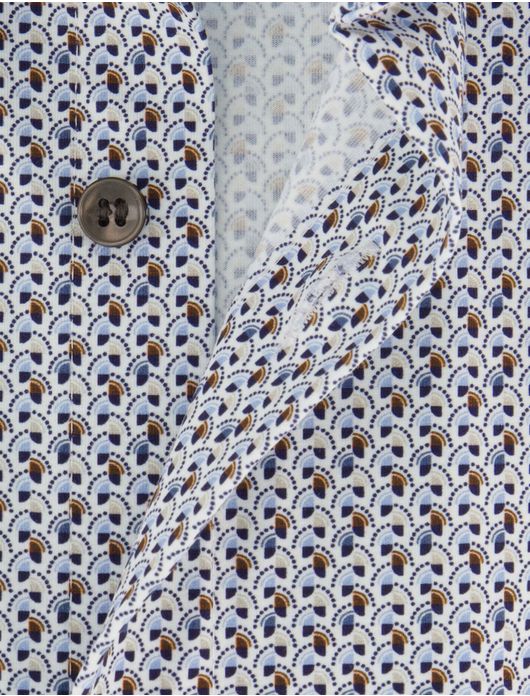 business overhemd wit Olymp Level Five 24/7 body fit