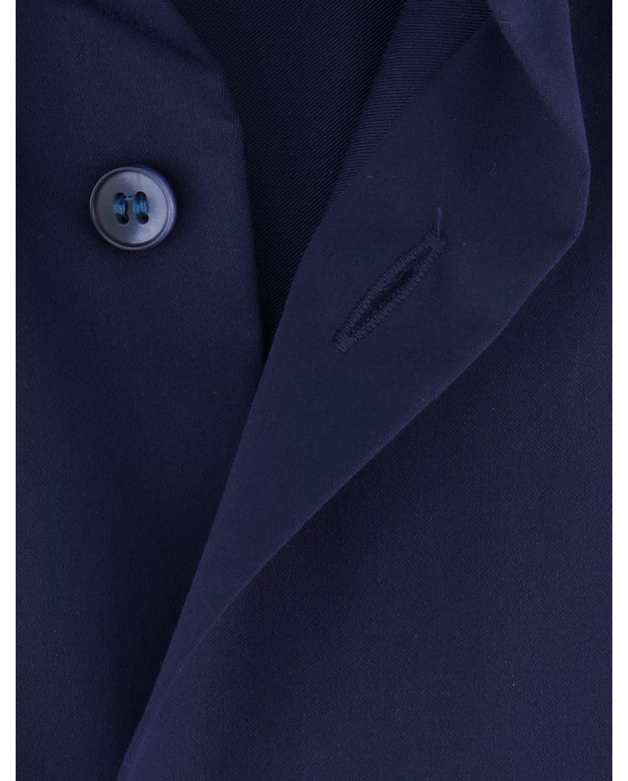 Olymp Level Five body fit business overhemd donkerblauw