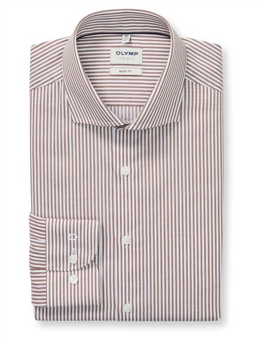 business overhemd bruin Olymp Level Five body fit