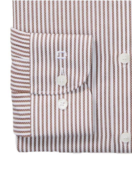 business overhemd bruin Olymp Level Five body fit