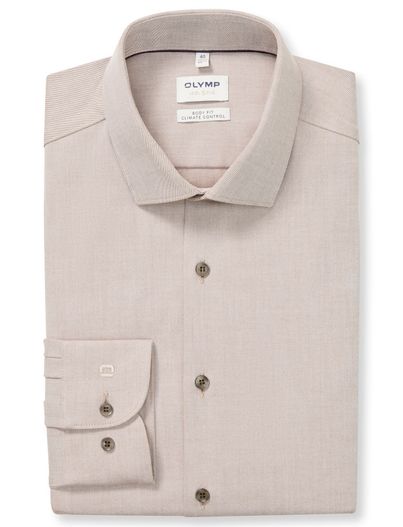 Olymp business overhemd bruin Olymp Level Five body fit