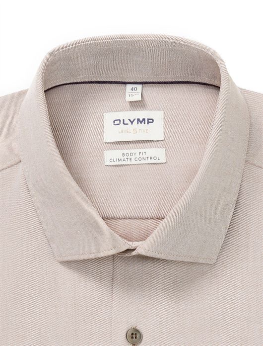 business overhemd bruin Olymp Level Five body fit