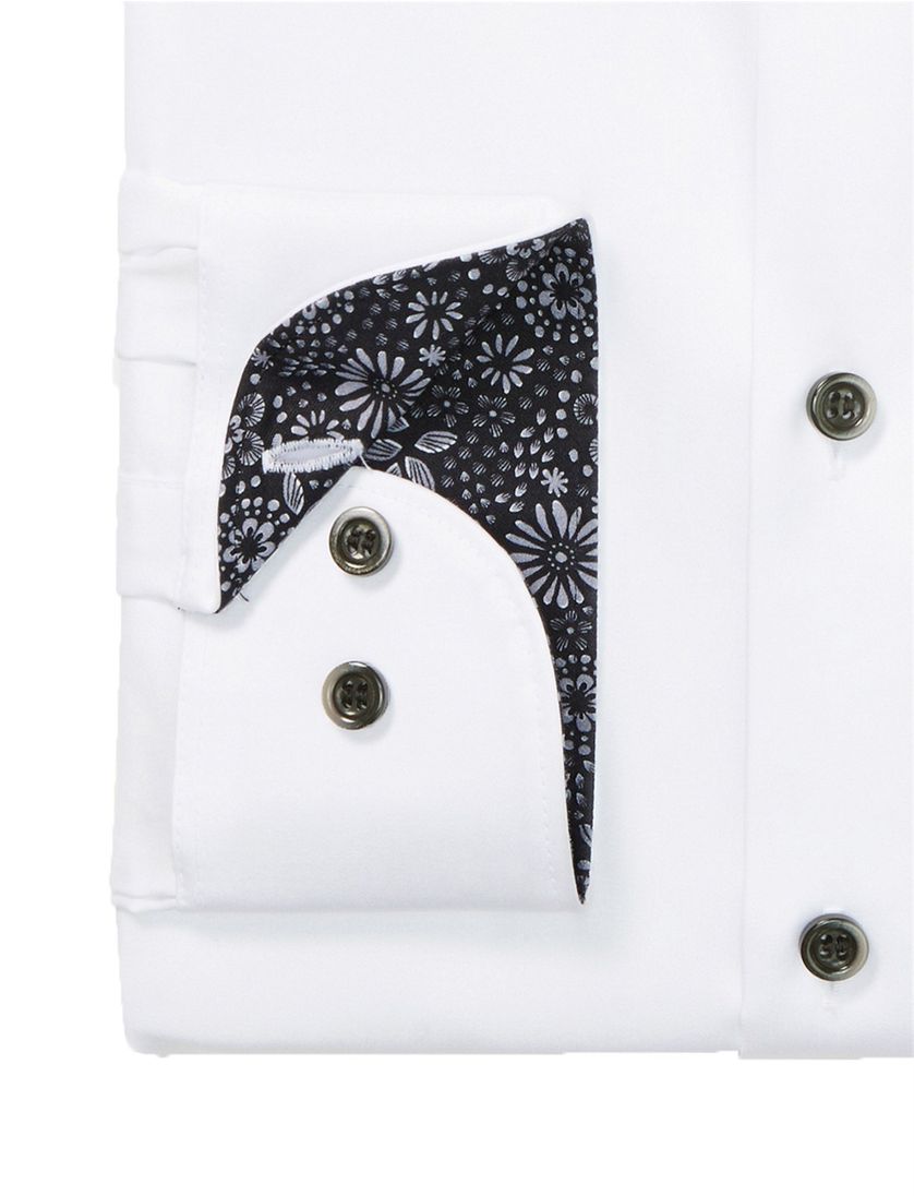 Olymp level five overhemd body fit wit