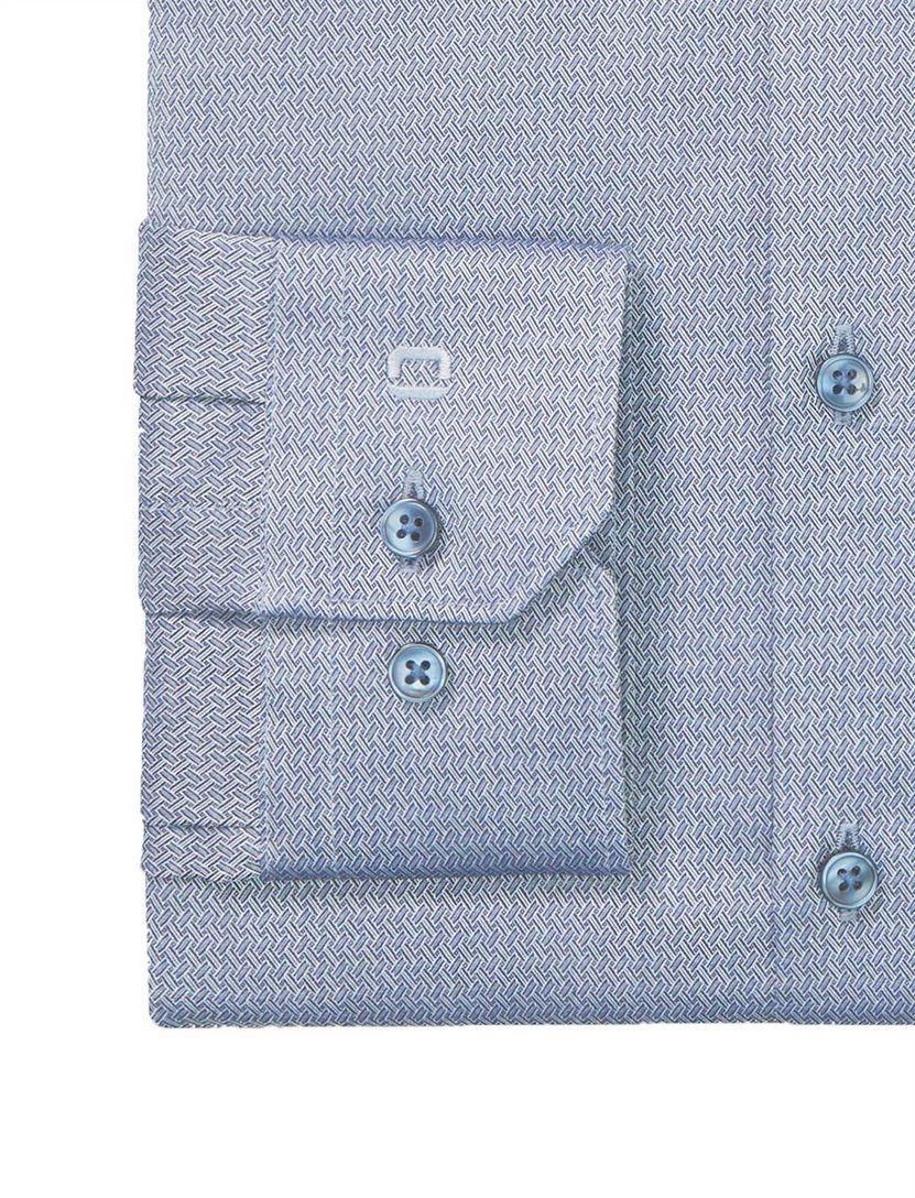 overhemd mouwlengte 7 Olymp No. Six super slim lichtblauw