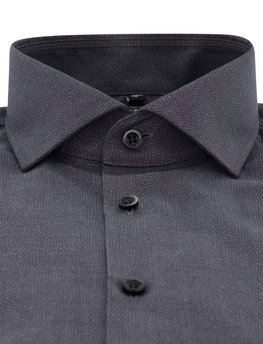 overhemd mouwlengte 7 grijs Olymp No. Six super slim