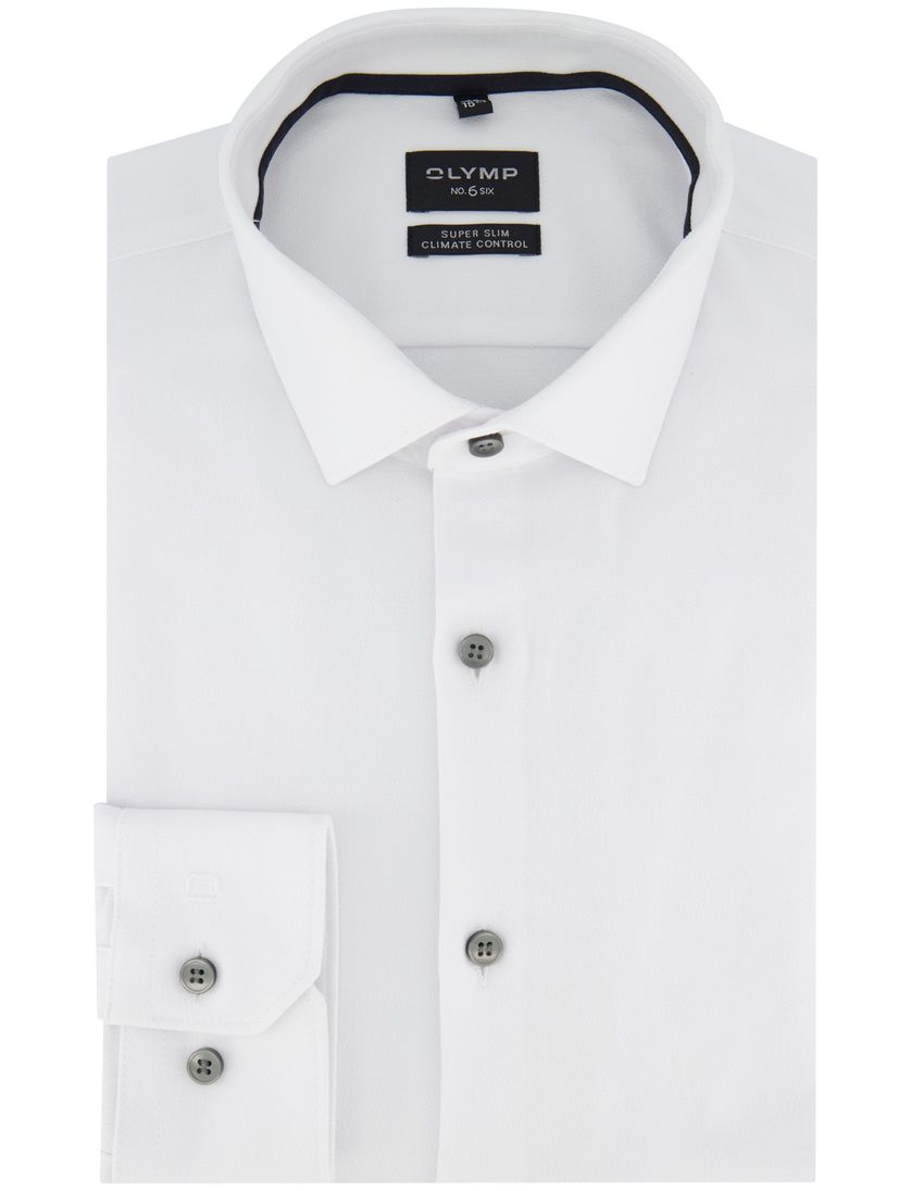 Olymp no.6 overhemd ml 7 spierwit