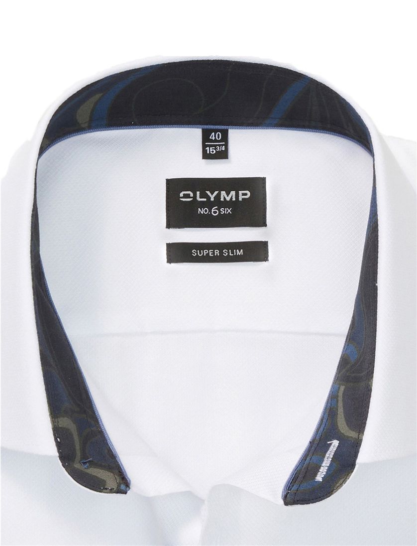 Olymp No. Six super slim overhemd wit