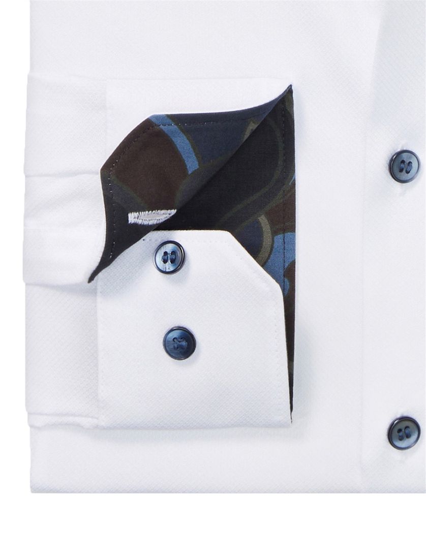 Olymp No. Six super slim overhemd wit