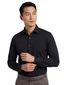 Olymp overhemd zwart effen polyamide super slim fit