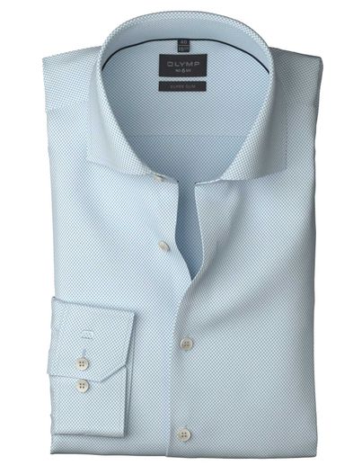 Olymp Olymp overhemd lichtblauw katoen