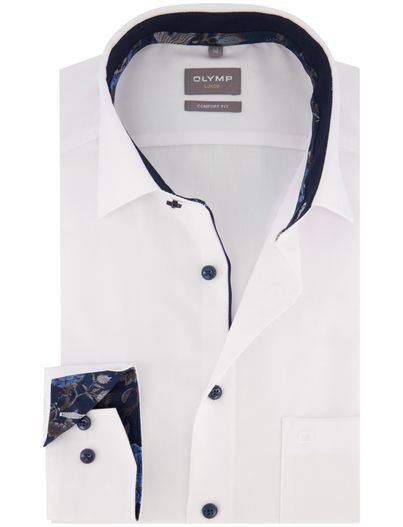 Olymp overhemd mouwlengte 7 wit Olymp Luxor Comfort Fit