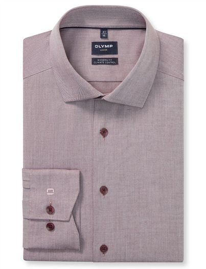 Olymp business overhemd rood Olymp Luxor Modern Fit