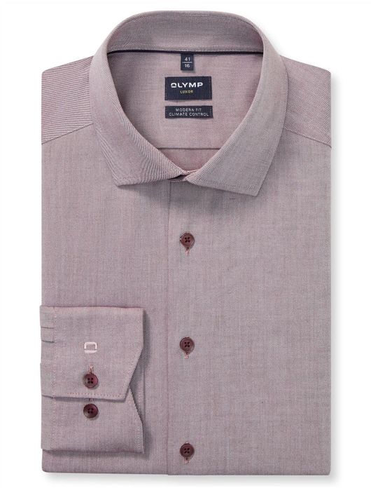 business overhemd rood Olymp Luxor Modern Fit