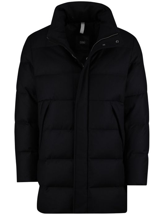 Duno jas zwart gewatteerd effen