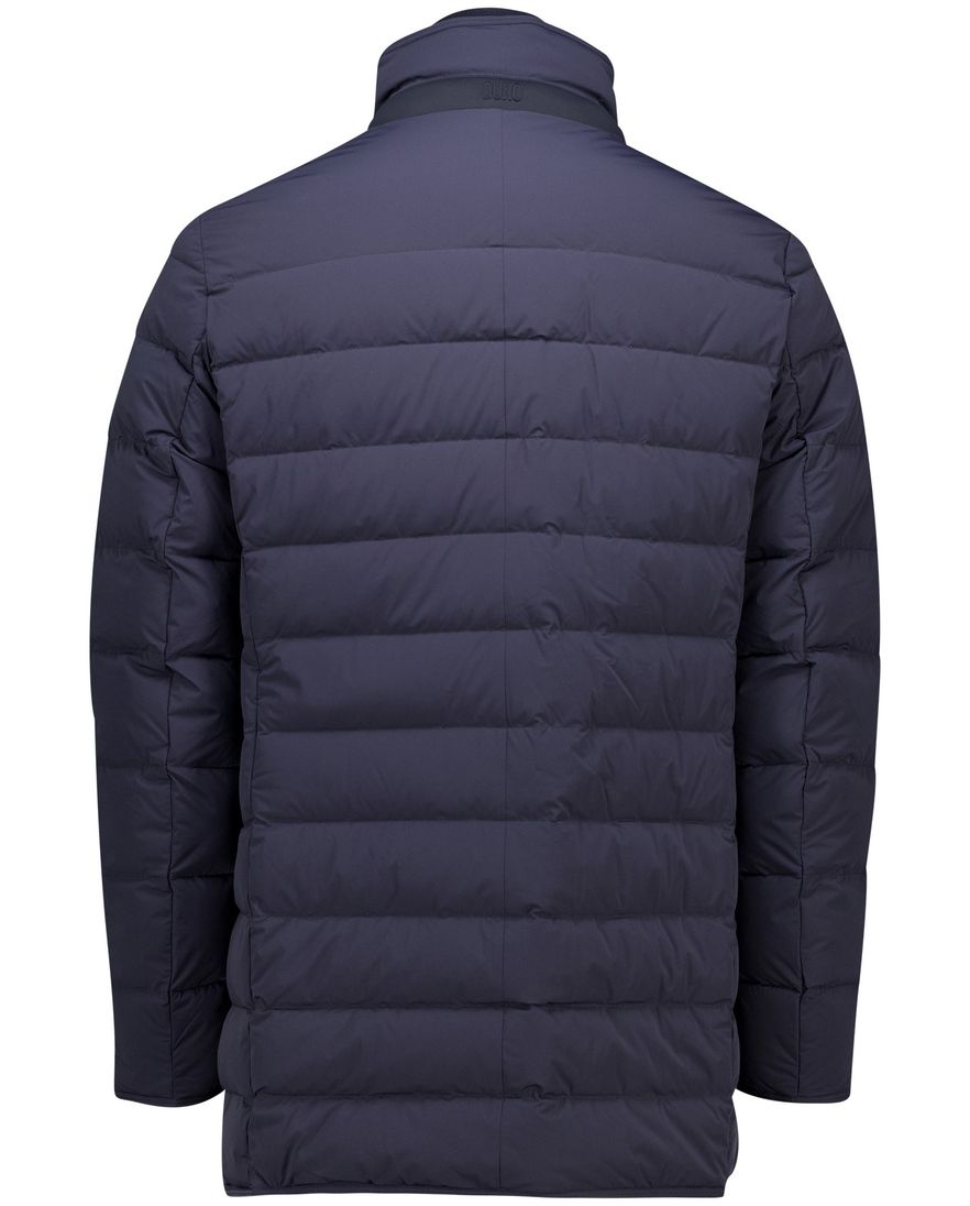 Duno winterjas donkerblauw Licosa 2.0 effen mantel