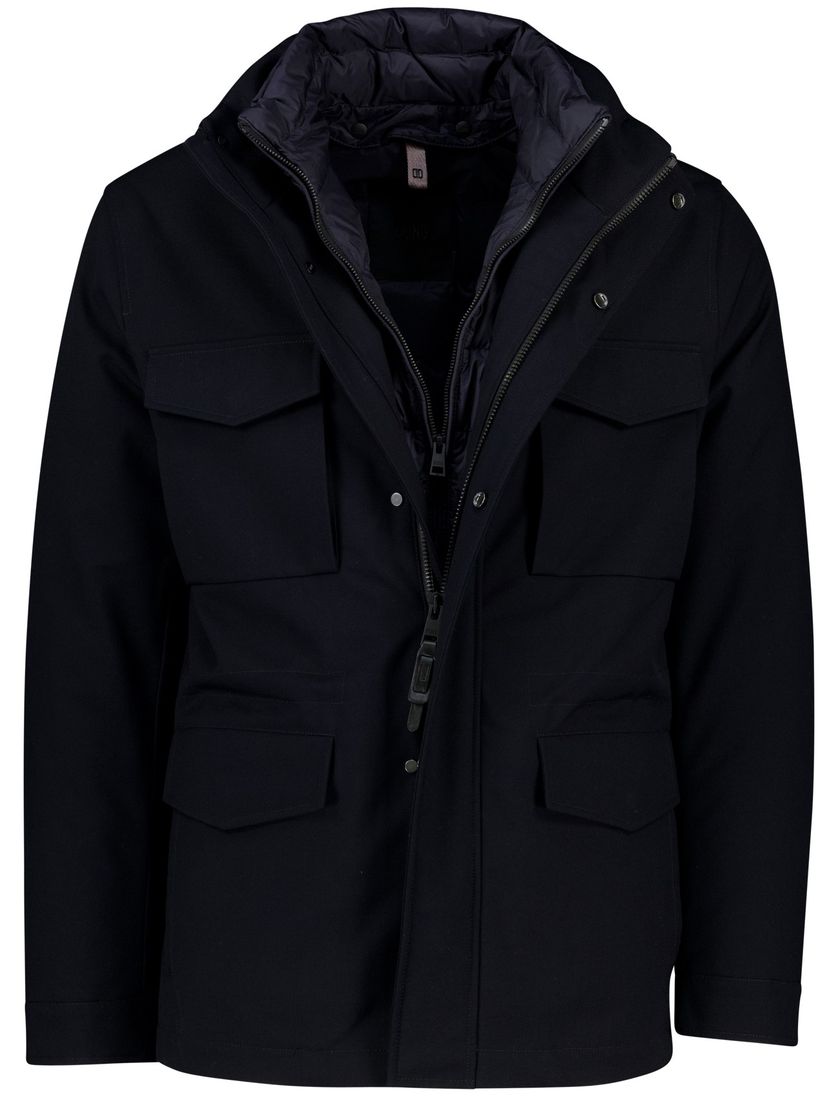 Duno Parma winterjas waterdicht navy