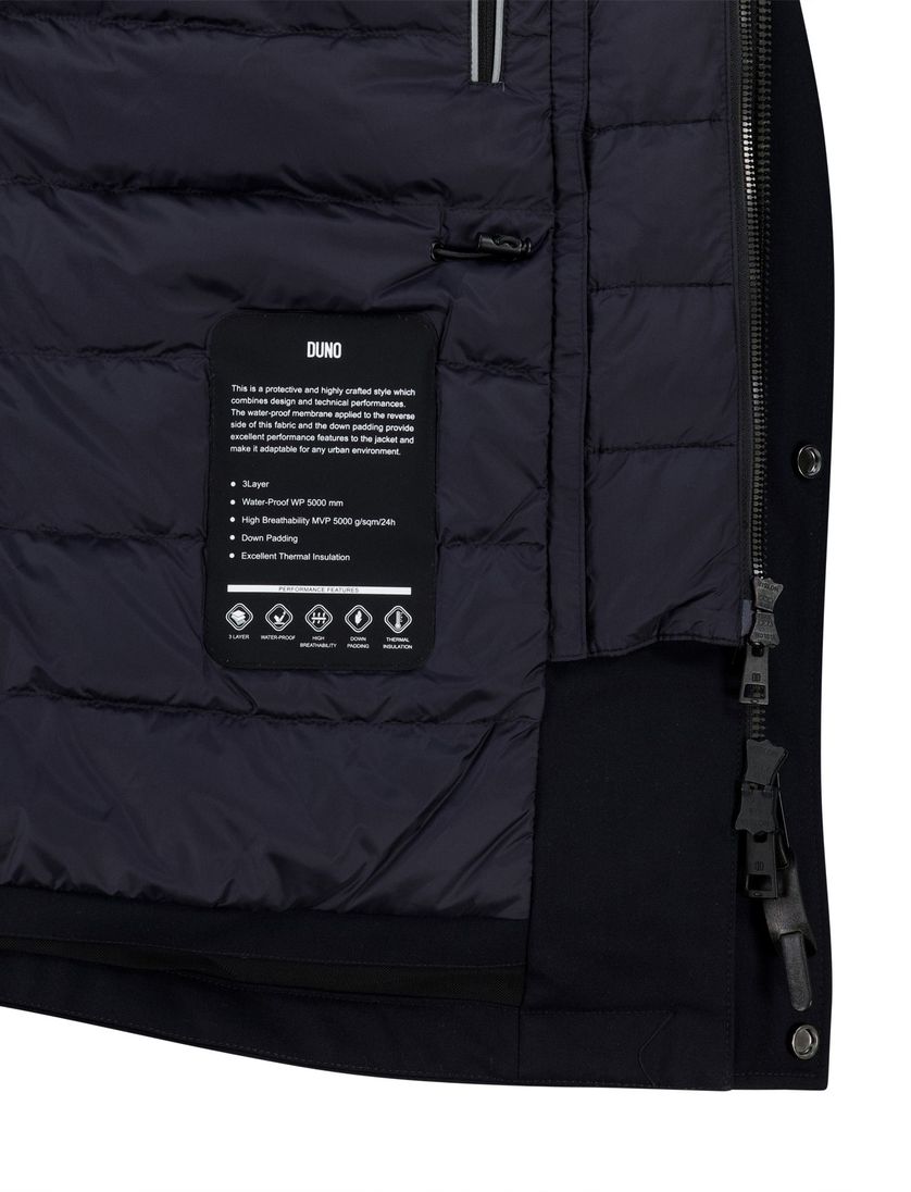 Duno Parma winterjas waterdicht navy